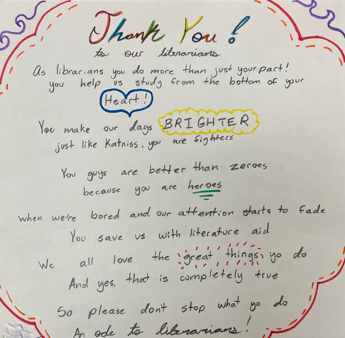 MPMS Library Media Center (@mpmsmedia) on Twitter photo Thanks for the love, <a href="/MPMSleopards/">Mills Park Middle</a>! #WCPSSdll #wonderwake #WCPSS #WCPSSLovesOurLibraries #SchoolLibraryMonth Thanks for the love, <a href="/MPMSleopards/">Mills Park Middle</a>! #WCPSSdll #wonderwake #WCPSS #WCPSSLovesOurLibraries #SchoolLibraryMonth