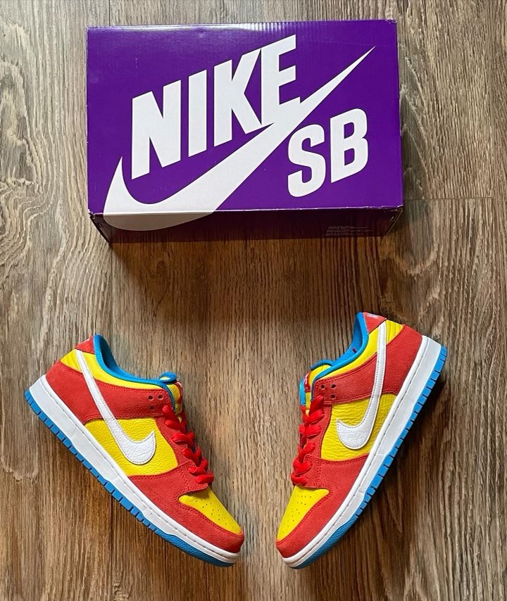 The Bart Simpson Nike SB Dunks will release during April for $110 retail. This is a GR release and will be available in men and GS sizes.