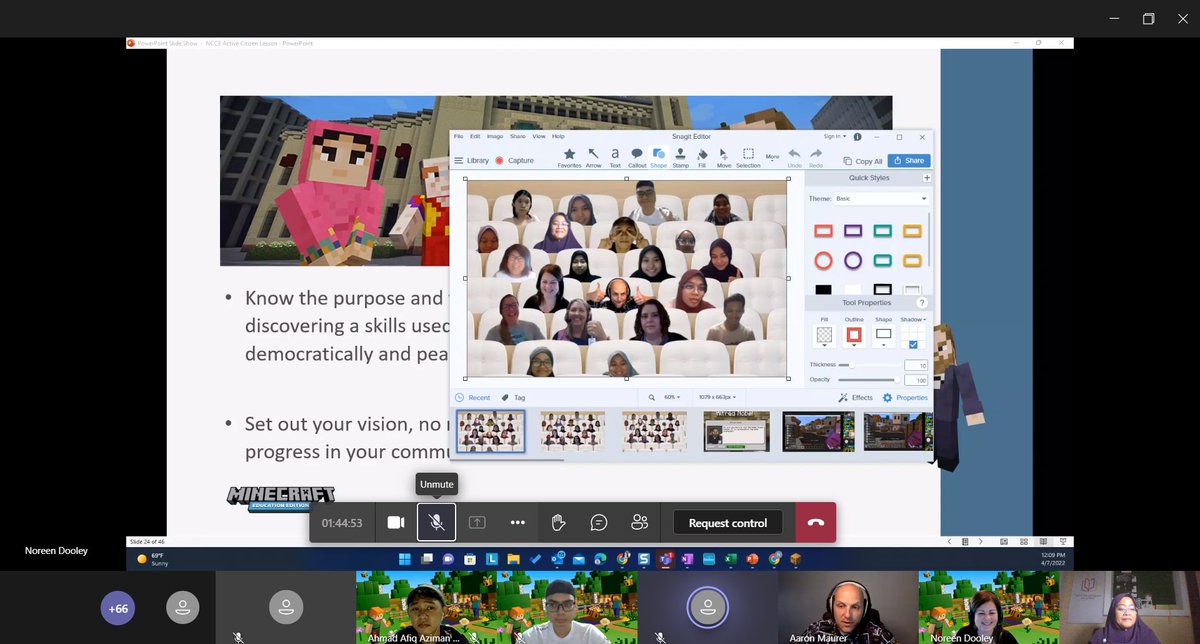 afikazi_s's tweet photo. Thanks to @nodooley and @aaronmaureredu for this great opportunity! Never thought of this before. Looking forward for another chances in the future! Can't wait to finish my challenge 😆

#MinecraftEdu
#Flipgrid
#GuruTwitterIPGKBM
#FutureReadyLearner https://t.co/KmvWH1DeTT