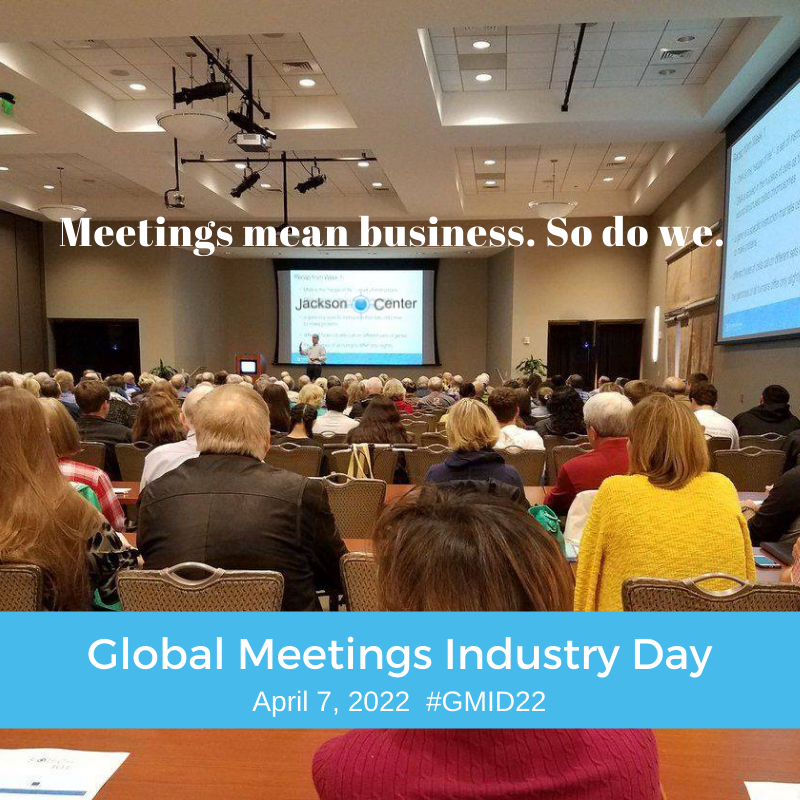 We're joining with our peers in the meetings industry to celebrate the power of live meetings and events, and their positive economic impact. We appreciate everyone who does business with us, our vendors, and our dedicated team! #gmid22 #meetingsmeanbusiness #jacksoncenterhsv