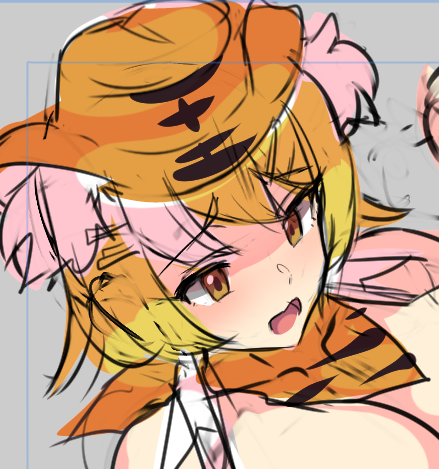 FANBOX限定イラスト、カラーラfまで。続きは本日中に再開。 