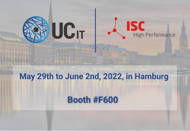 UCit_HPC's tweet photo. Join us at #ISC2022 in Hamburg, from the 29th of May to the 2nd of June, on Booth #F600 !
Let’s meet and catch up on the latest in #HPC solutions with our experts and discover our products #OKA #Workcloud…
We'd love to connect with you ! 😉 https://t.co/Rwe5hNezbK