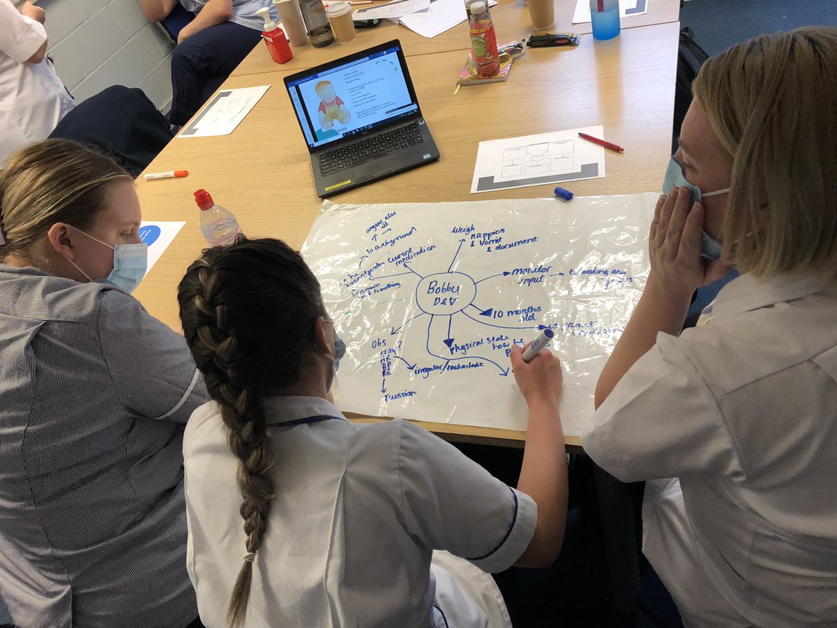 #futurenurse study day - #braindump #restorativesupervision, mind mapping prep for care plans, fluid balance, #sepsis 
#peersupport 💙 @PaedsFHFT @UniS_ChildNurse @KingstonUni @BucksNewUni @StNurseProject @CYPStNN