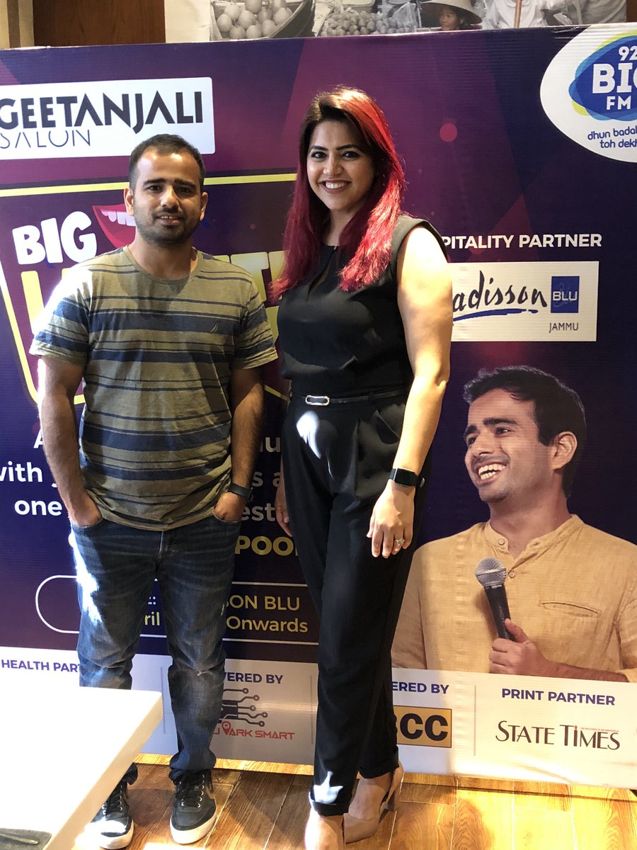 aartimahajan_20's tweet photo. Met with another Celebrity @RadissonJammu today. Very humble guy Gaurav kapoor 🙏 It was an evening full of laughter. https://t.co/oW1gpojTxy