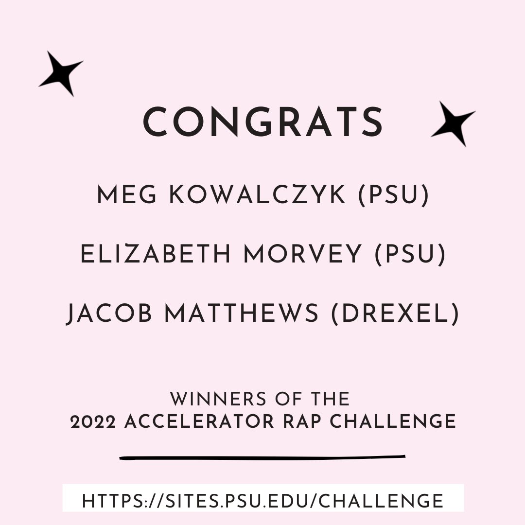 Accelerator Rap Challenge tweet media