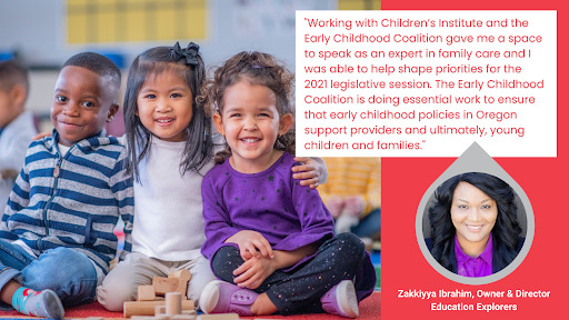OregonGovBrown's tweet photo. .@childinst also serves as a coordinating member of the Early Childhood Coalition, a group of  40+ state &amp; national organizations working to advocate for young children &amp; families, &amp; build a more equitable early childhood system. #WYOC2022 https://t.co/pUPx52At81 https://t.co/D6qQPy42Gf