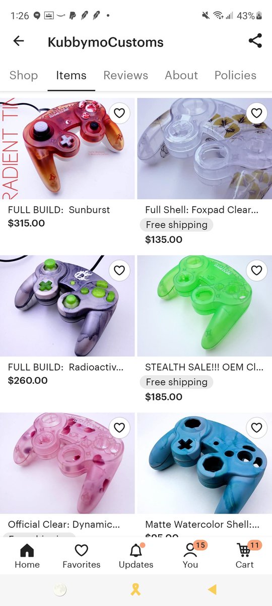 Only 14 items left in my shop!!!

Pick any of them up and it'll ship tomorrow!!!

Etsy.com/shop/Kubbymocu… 

Yall have CLEARED ME OUT in the last month!