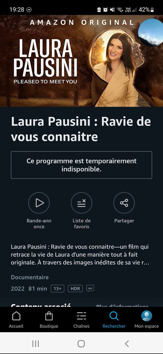 lamarse25011964's tweet photo. @LauraPausini aiutooooo.. in Francia io nn riesco più a vederlo!! 🥺🥺🥺😔😔😔 https://t.co/k9sE3Bqtd4