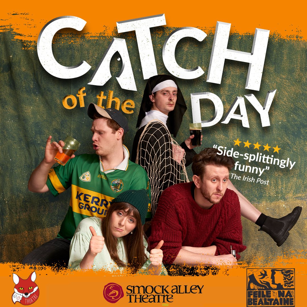 Catch of the Day 🎣comes home next month🇮🇪

Get your tickets🎟 now via the link in our bio

Dingle  29th-30th April <a href="/feilebealtaine/">Feile na Bealtaine</a> 
Dublin 2nd-7th May 2022 <a href="/smockalley/">Smock Alley Theatre</a> 

#catchoftheday #dingle #dublin #dublintheatre #redfoxtheatre #catchontour