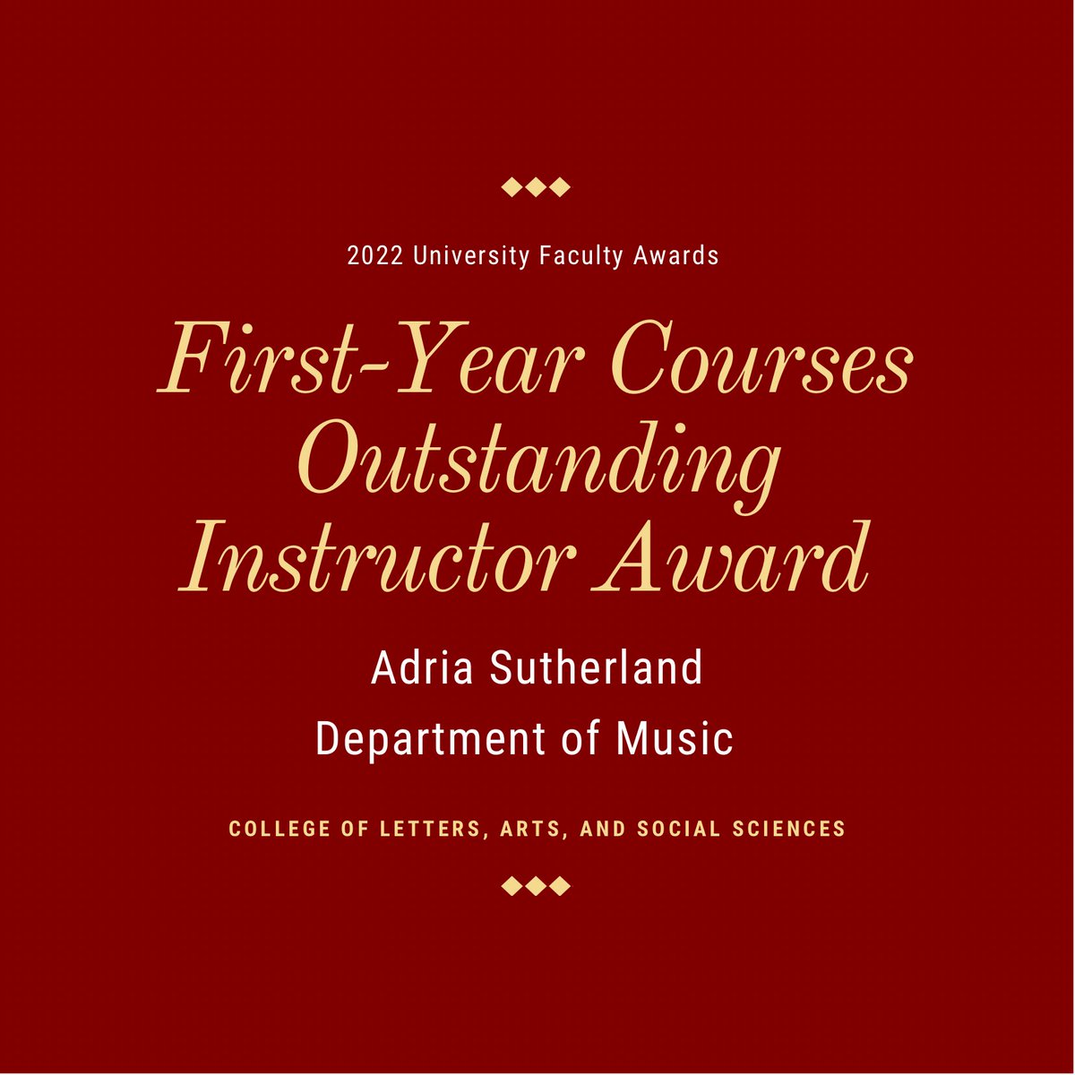 eku_CLASS's tweet photo. Congratulations to Dan Royalty &amp; Adria Sutherland, recipients of the 2022 First-Year Courses Outstanding Instructor Award. Recipients of this award are nominated by students for going above and beyond in their first-year student success seminars. #EKUCLASS https://t.co/qGKkwkWcSB