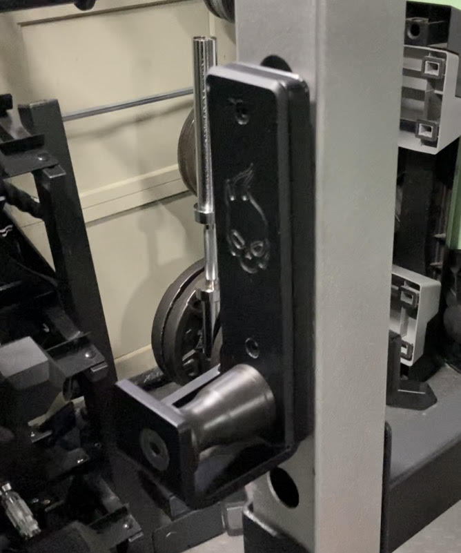 Johnrap's tweet photo. Our Ghost Strong Return Roller J-Cups showed up today. This is a game changing product. You can lift without return rollers. You could also bowl without a ball return. https://t.co/WyMl5JC2R9