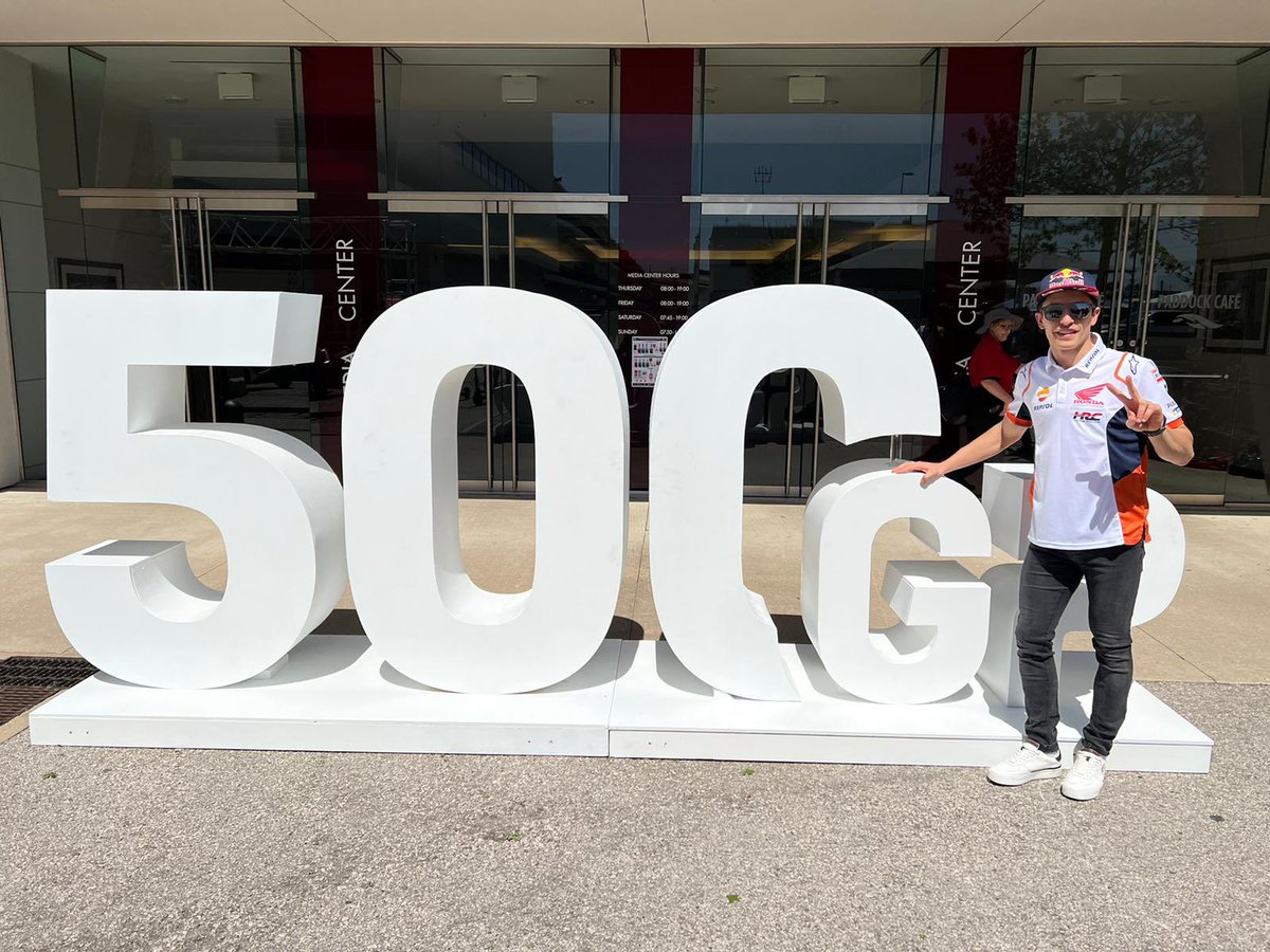 MotoGP's tweet photo. Special weekend ahead! 🤩

#AmericasGP 🇺🇸 #GP500 https://t.co/GmanC4pkJU