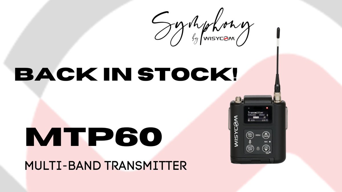 trewaudio's tweet photo. Guess what? @WisycomUSA MTP60 Transmitters are #backinstock at #TrewAudio! 

Don't miss out this time around!

#wisycom #mtp60 #symphonywireless https://t.co/0W7vglnuEA