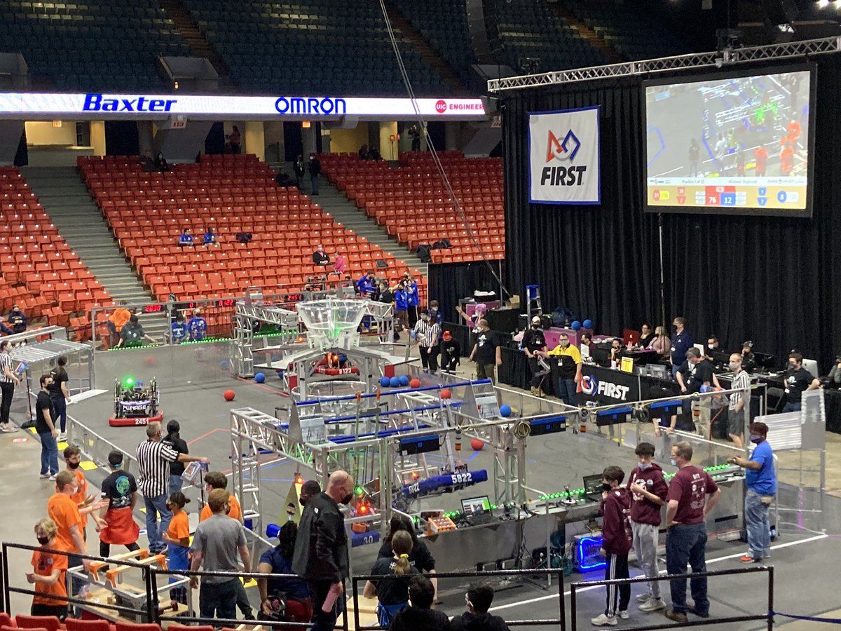 Practice match 1 done! Win for the red alliance! Go team 8122 <a href="/Taft_HS/">Taft High School</a>