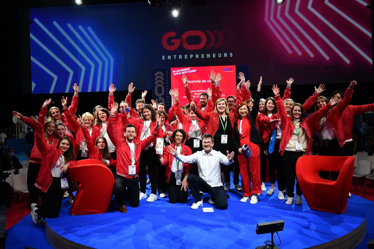 🙌Merci à tous, vous étiez près de 40 000 à participer à cette édition inédite de #GoEntrepreneurs et à avoir fait vibrer le sol de <a href="/ParisLaDefArena/">Paris La Défense Arena</a>

✨Un grand merci à tous nos intervenants et nos partenaires : <a href="/Bpifrancecrea/">Bpifrance Création</a>, <a href="/CCI_Paris_IdF/">CCI Paris IdF</a>, <a href="/CNBarreaux/">Conseil national des barreaux - les avocats</a>, <a href="/CSOEC/">CNOEC 🚀</a>,  <a href="/iledefrance/">Région Île-de-France</a>