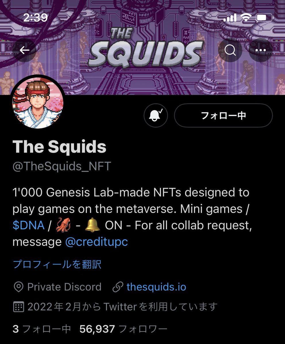 zen333_nft's tweet photo. @TheSquids_NFT @Squids_studio @SkyVerseNFT @mokochin32 @KOJOCHO888 @23nobunobu23 https://t.co/VR8347Qqn3