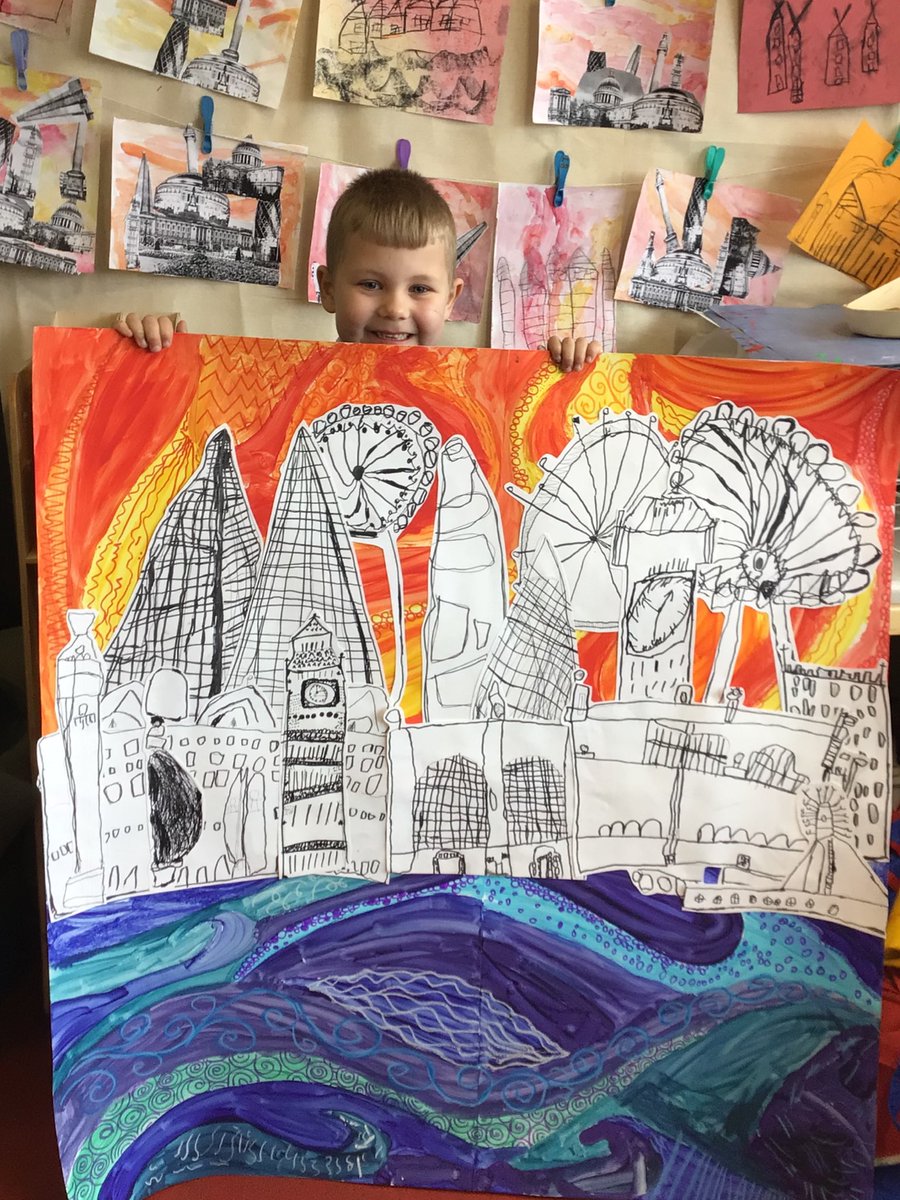 So here it is… Badger’s modern twist on the Great Fire of London. They are incredibly proud and rightly so @GrasmereAcademy @mrs_darl @Teacherglitter