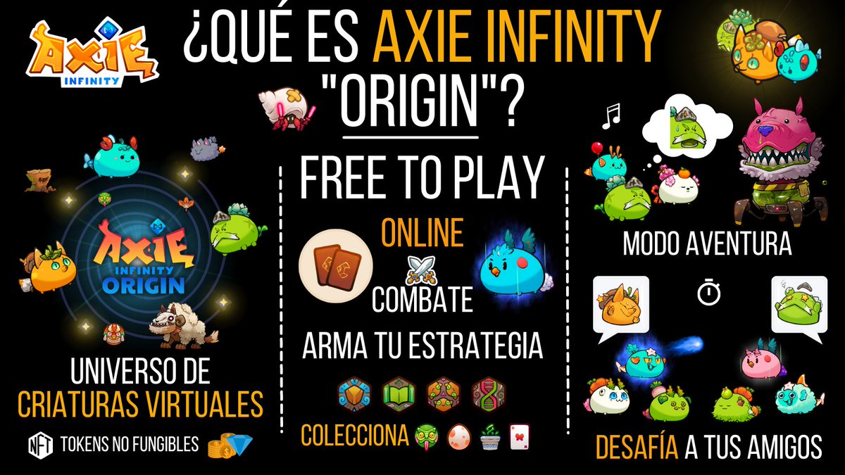 ¿Qué es <a href="/AxieInfinity/">Axie Infinity</a> Origin?👀🎮✨

Juego de cartas x turnos / Estrategia
Play &amp; Earn (pronto) / NFT
Hermos@ arte/música/efectos❤️
Fácil de jugar
Linda historia inmersiva

Sigo disfrutándolo!
Para un alfa es realmente muy bueno👍
Puedes probarlo aquí 👇
welcome.skymavis.com/download/