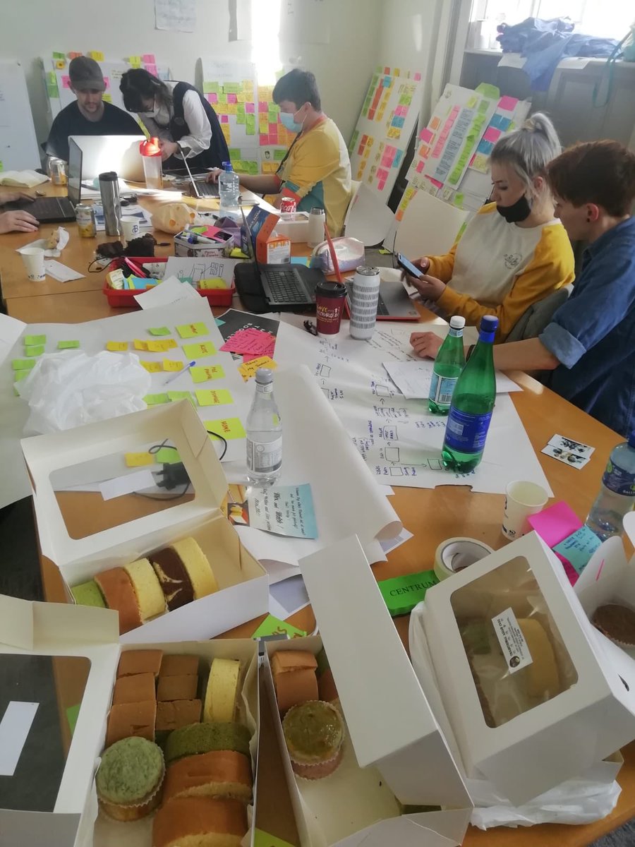 Down to the wire - NCAD design students in final hours of their 5 week Major Trauma design sprint at the Mater. Excited to see their report out tomorrow! @ncad_service @ixd_ncad @MaterTrauma @ProgrammeSpark #designinhealth