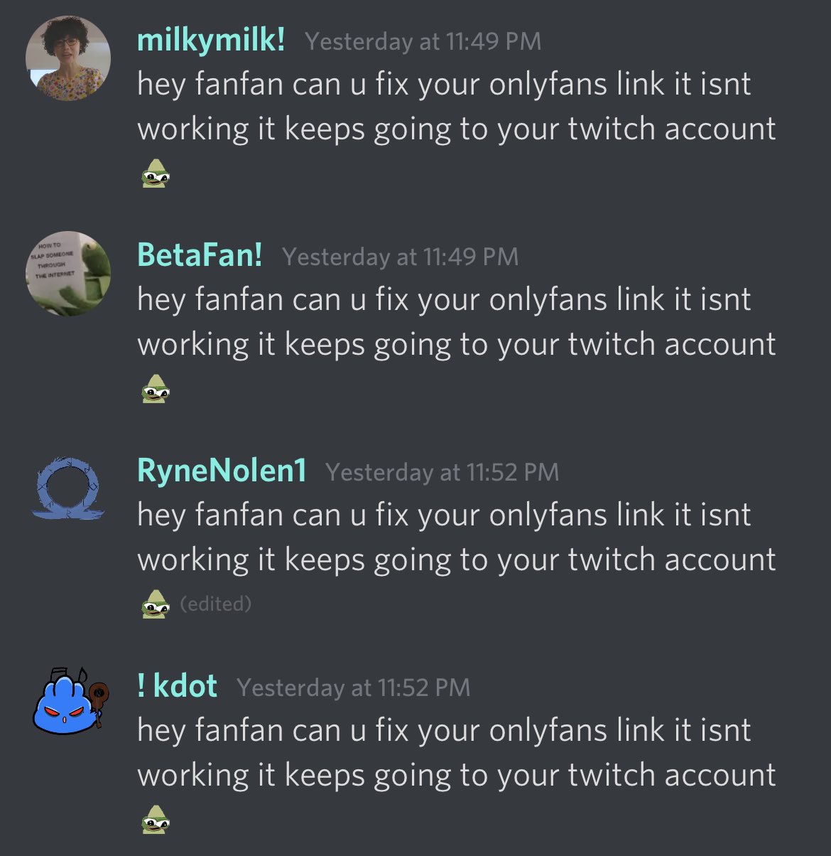 TSM fanfan! on Twitter: "I DONT HAVE AN ONLYFANS HOLY FUCK, the link in