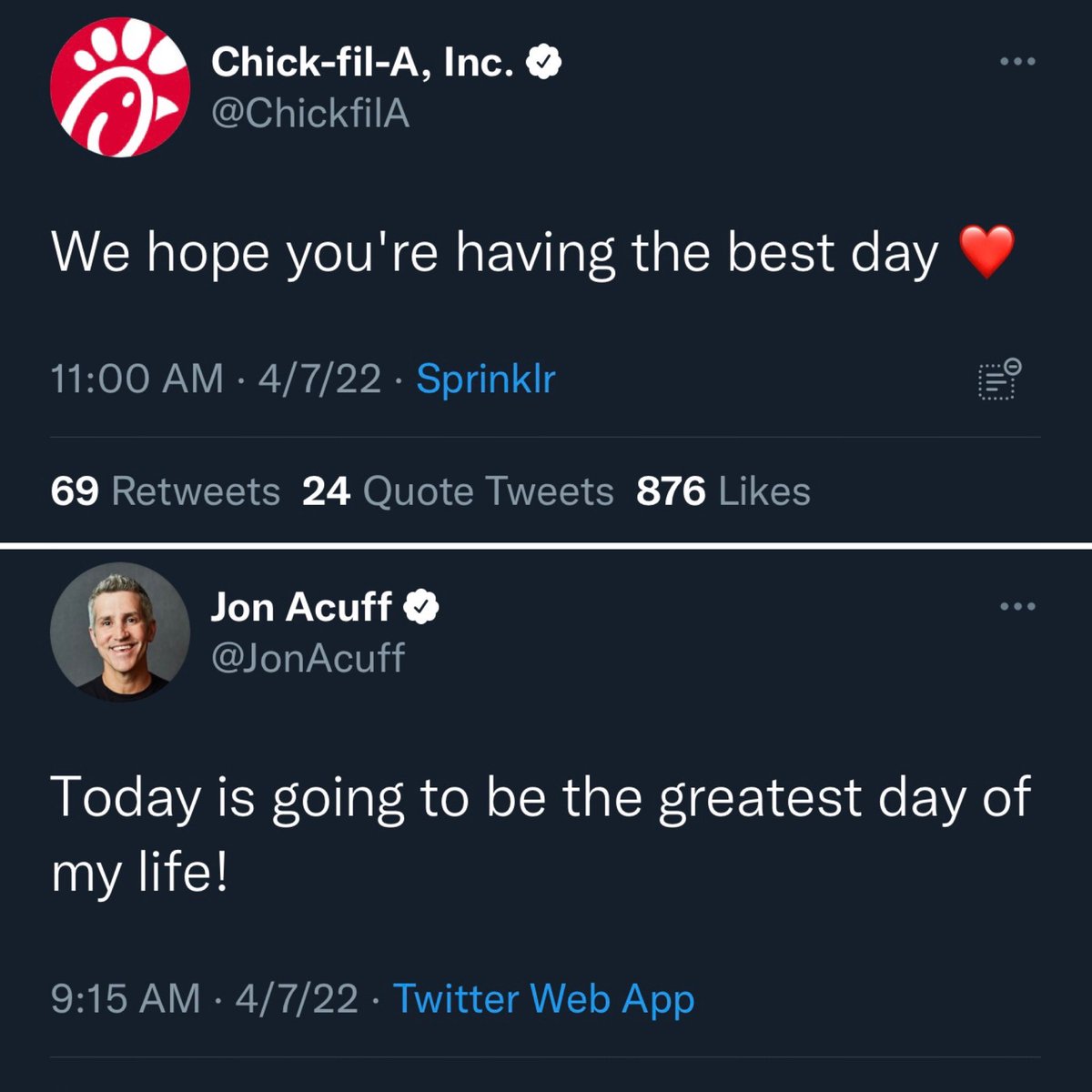 caseynlewis's tweet photo. @JonAcuff This is how this showed up on my phone https://t.co/1IIvSd7iZ2