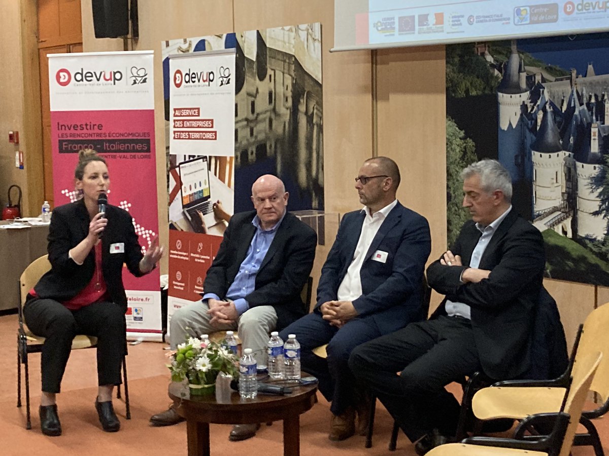 Devup_'s tweet photo. 3e édition d’Investire, les rencontres économiques franco-italiennes en #CentreValdeLoire. + de 50 participants français &amp; italiens sont réunis à Chaumont s/Loire pour discuter du développement économique entre la région et l’#Italie. #attractivité #investissement @RCValdeLoire https://t.co/EtlxZFOEVR