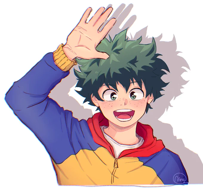 Quick Deku drawing because he's cute 