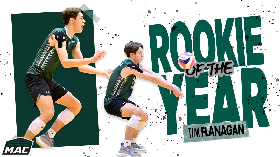 Congrats to Tim Flanagan of <a href="/SUMVB/">SU Men's Volleyball</a> on being named the MAC Rookie of the Year! 

#d3vb #MACvb #StangNation