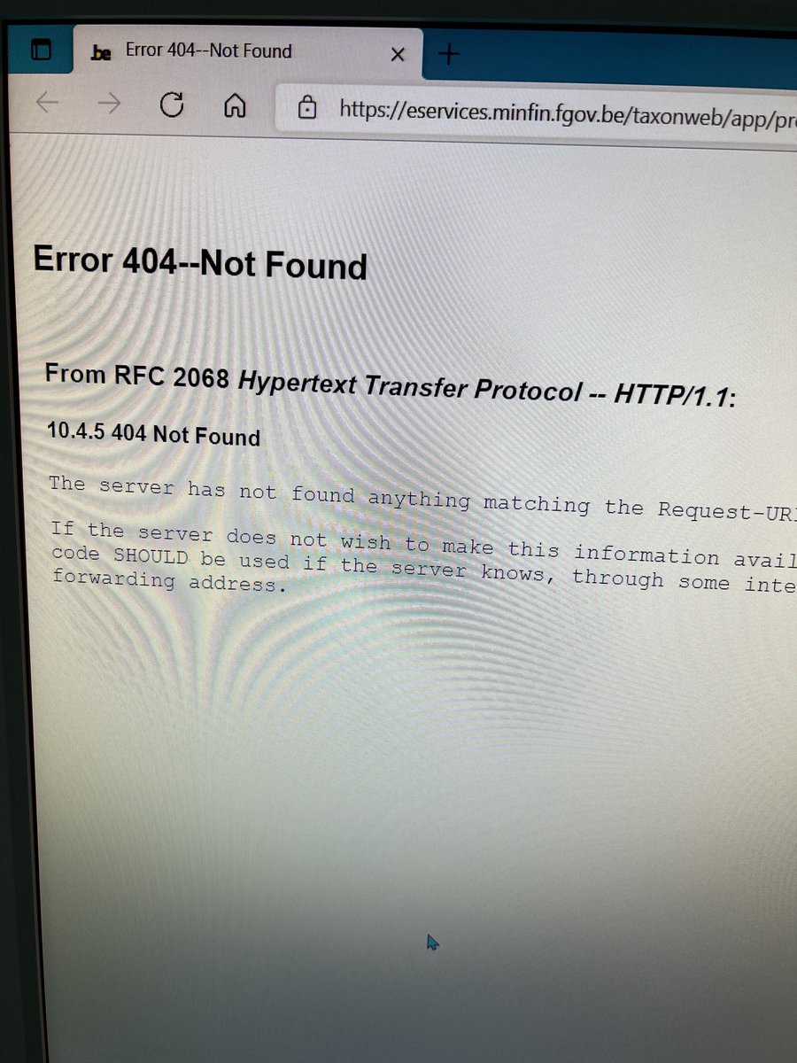 Zou het kunnen dat er een probleem is met de eservices van de FOD Financiën?  #ITAA #FODFIN