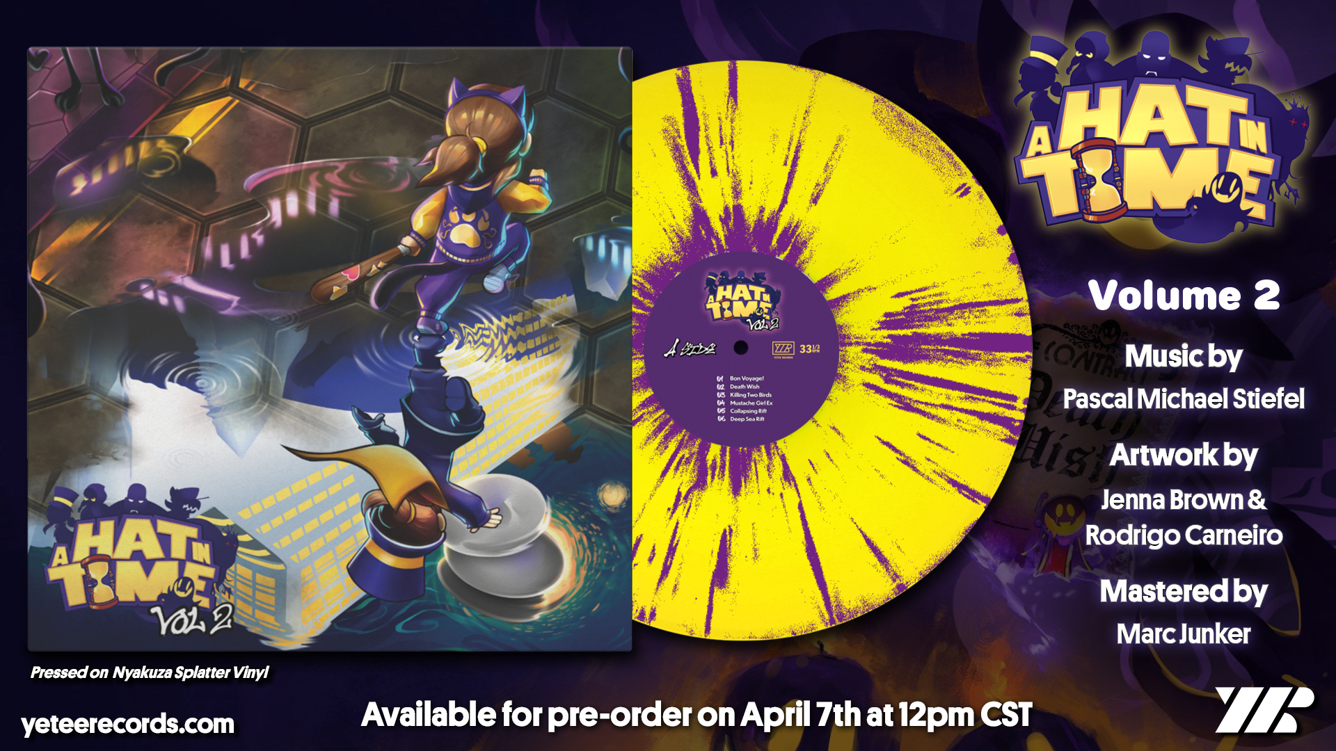 A Hat in Time on X: The A Hat in Time Volume 2 vinyl is now