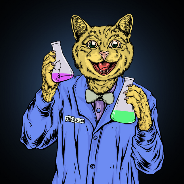 calvinbecerra's tweet photo. I did something in the Chemistry lab this morning. Am I cursed now? @CursedLabs #SolanaNFTs #CursedLabs #CurseYou 🧪 https://t.co/pMxfkc79v4