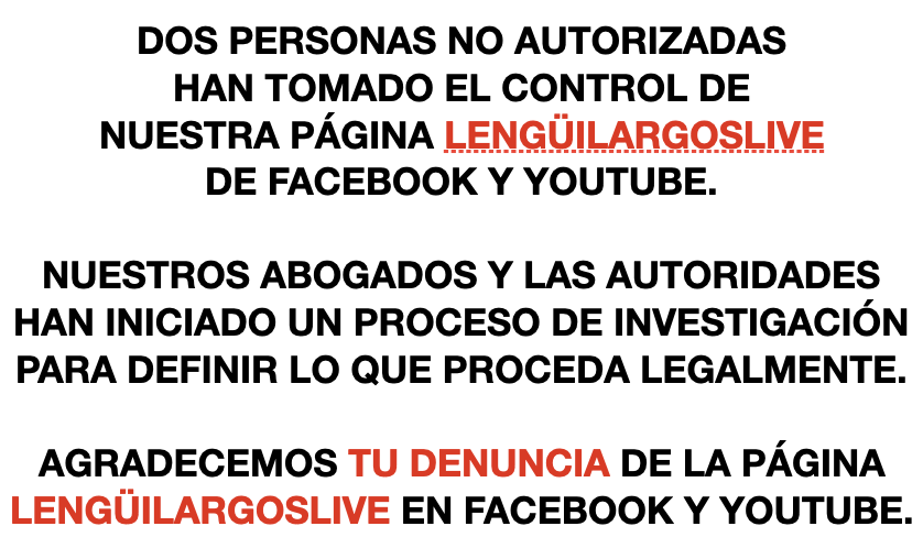 Estamos trabajando para seguir llevándoles toda la información de la manera divertida que siempre lo hacemos. Gracias a todos los que nos escriben preguntando.