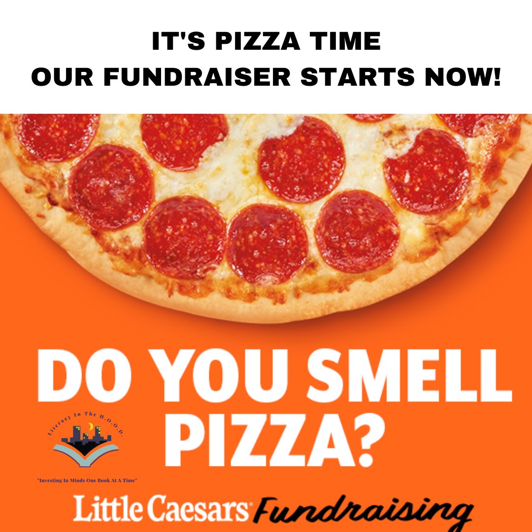 𝑾𝒉𝒐 𝒍𝒐𝒗𝒆𝒔 𝒑𝒊𝒛𝒛𝒂?? Click here bit.ly/3KmV6YK to buy <a href="/LittleCaesars/">Little Caesars Pizza</a>
 #pizza &amp; help raise funds to help #LiteracyInTheHOOD give kids parents &amp; caregivers  #FreeBooks!! @LCFundrais

#BeAReadingRoleModel #PizzaForGood #Fundraiser #Cleveland #ReadFor15Mins