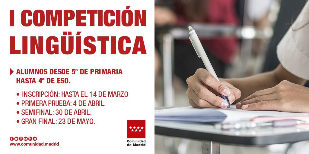 IesMMolina's tweet photo. Enhorabuena a dos equipo s de #2eso (Álvaro L.R., Hugo P.C. y Alejandro G.T.) y de #3esoa (Miguel C. B., Álvaro D.P. y Miguel B.R.) que se han clasificado para la siguiente eliminatoria de la #competiciónlingüística. Bravo 👏👏👏 https://t.co/rjCIClEoY3