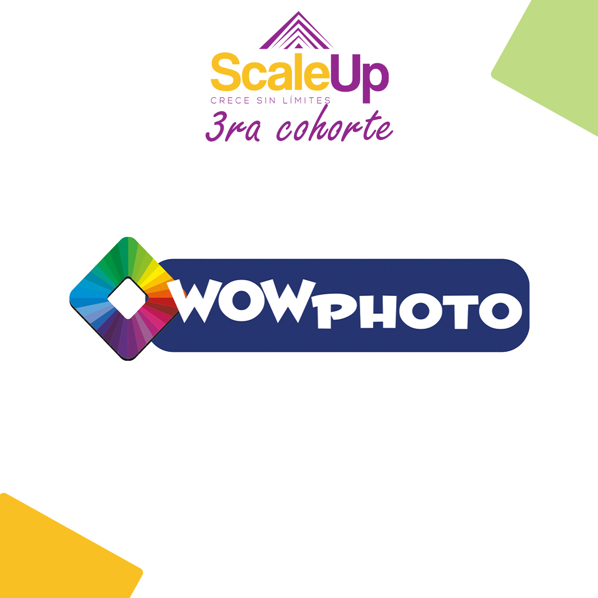 📣 wowphoto es una de las 14 empresas que participa en el Programa de Empresas de Alto Crecimiento #CreceSinLimites