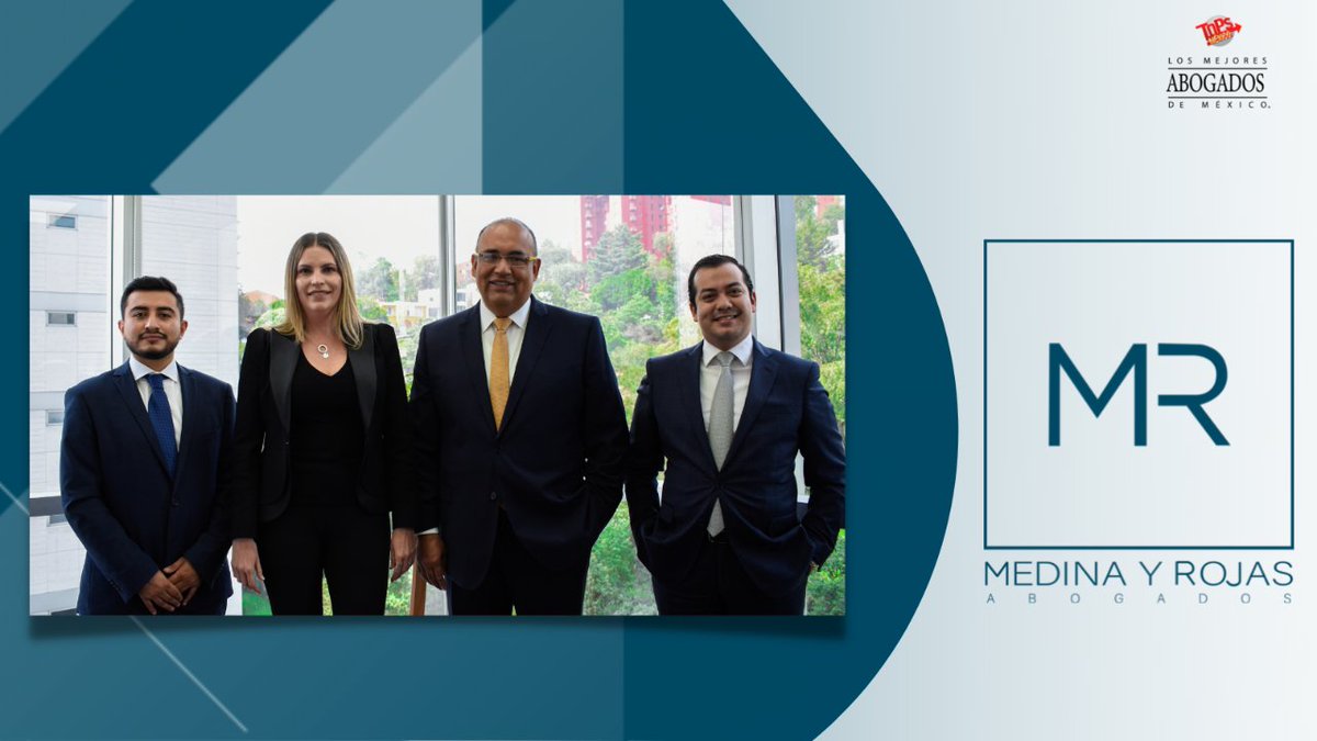 AbogadosTops's tweet photo. @MedinayRojas es una Firma legal multidisciplinaria que se especializa en atender asuntos en materia de litigio mercantil, civil, administrativo y más. 

¡Conócela! https://t.co/dmRx4Ysmm8

#TopsMéxico #LosMejoresAbogados #Profesionalismo #Justicia #RankingAbogados #Derecho https://t.co/Hvk3MPe90p