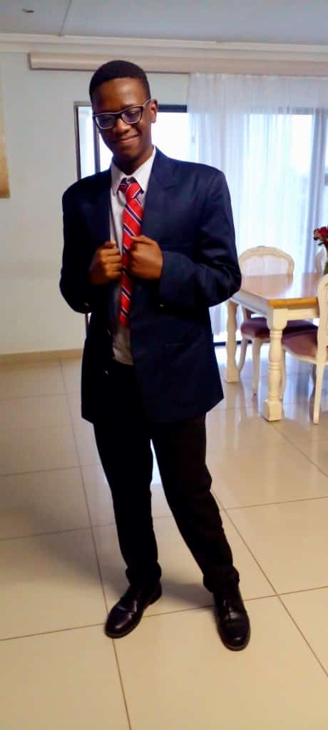 My Son looks like Dj BLACK COFFEE  Son  . Happy birthday  to him he is turning  14 years 