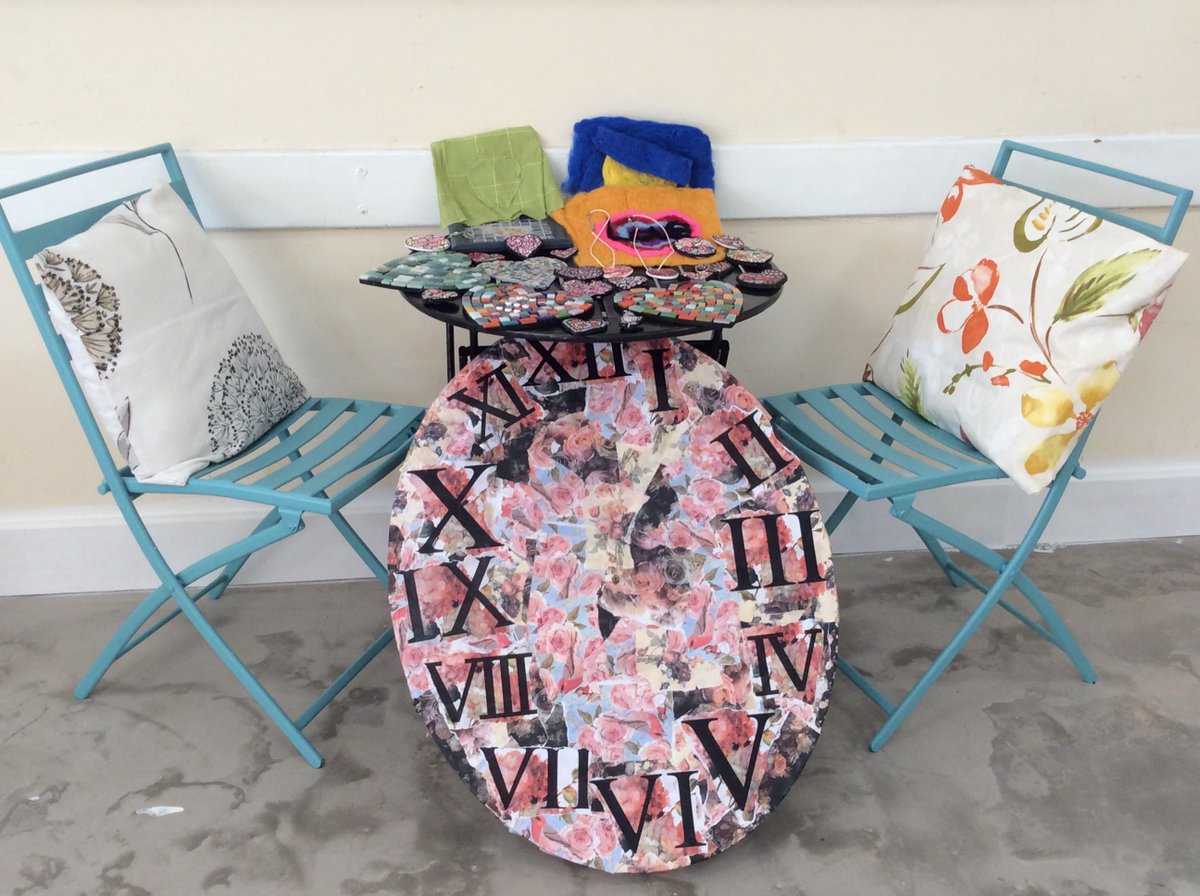 This term some of our learners have been involved in 'Upcycling' a variety of items such as, a bistro set, a clock and many more. They are currently working on a set of drawers. The whole group have worked very hard and shown excellent teamwork skills throughout these sessions!