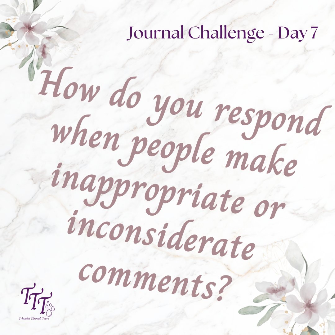 Triumph_Tears's tweet photo. Did this response come naturally or did you have to practice?

#grief #grievingmother #griefjournalchallenge #grievingmom #grieving #griefsupport #normalizegrief #triumphthroughtears #griefvalidation #griefjourney https://t.co/94YtehuYQS