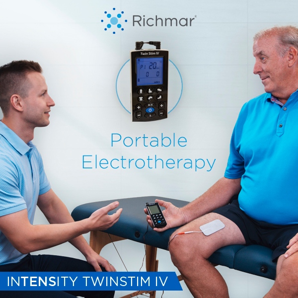 Offering both TENS and NMES in one user-friendly device, the Twin Stim IV is often used by Occupational Therapists. NMES is great to help strengthen and re-educate weak muscles and promote normal movement patterns, helping patients maintain skills for everyday activities.#OTmonth
