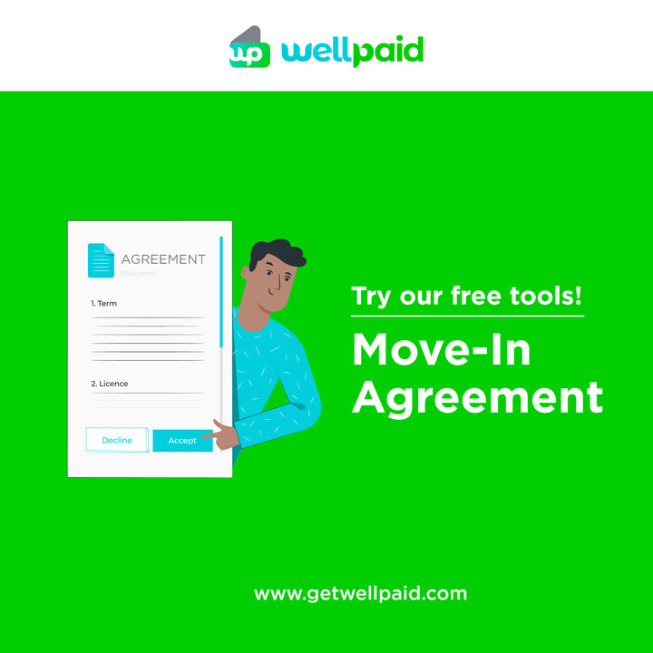 WellPaidInc's tweet photo. WellPaid provides a free tool so you can align on house rules before move-in day with a simple agreement.

#moneymanagement #moneymotivated https://t.co/Edhxh2EkST