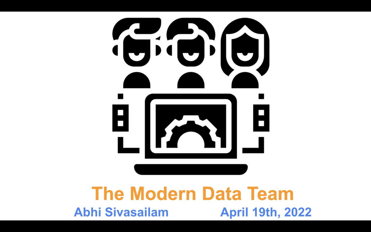 Super excited for <a href="/_abhisivasailam/">Abhi Sivasailam</a>'s talk at SF Big Analytics on how to build a data team around the modern data stack. You don't want to miss this!
meetup.com/SF-Big-Analyti…