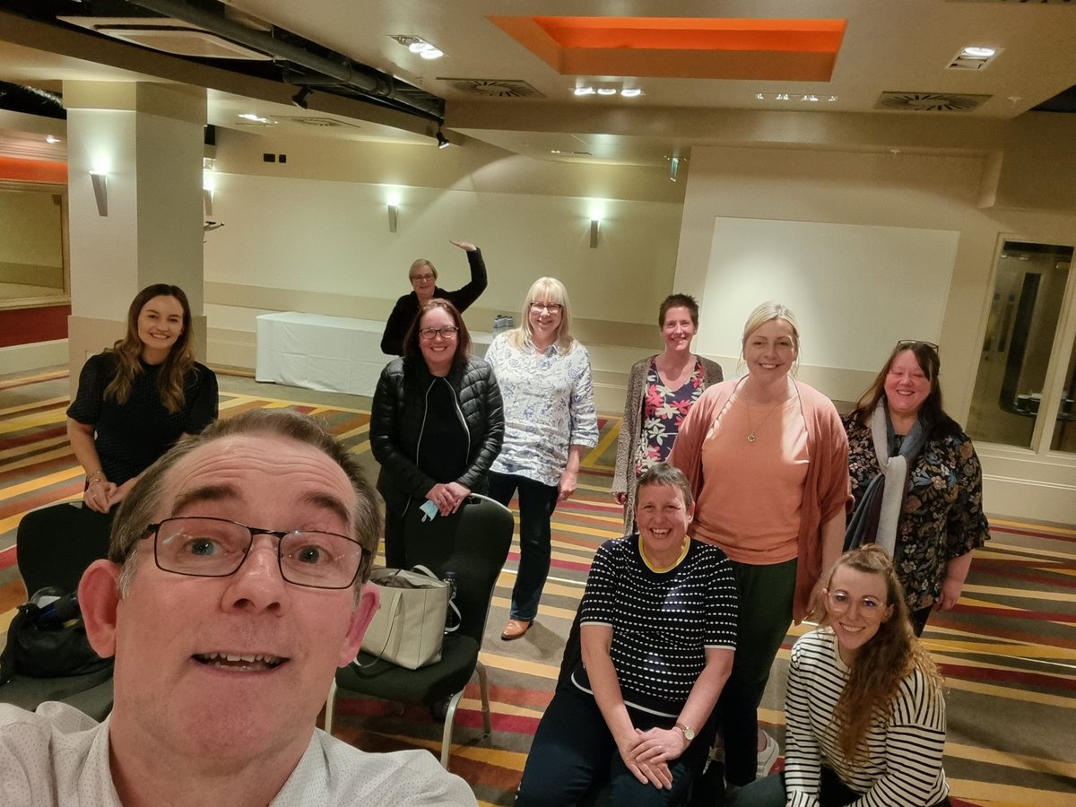 NUTHDepMatMedEC's tweet photo. Thanks @SteveHeadSpeaks for a fantastic final session Thanks @NewcastleHosps @MCushlow for investing in us! A few faces missing #notyousandra Loved revisiting #149 #actasif #GOB &amp; new things #STARS #GROW If you get the chance make sure you hear Steve speak #inspirational x https://t.co/cxdOwIPjmS