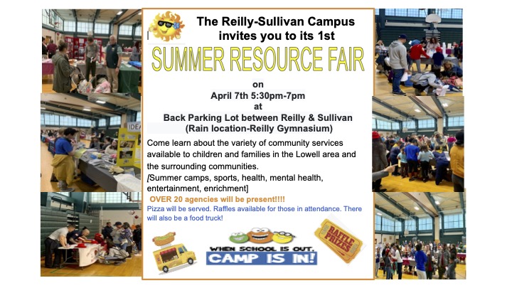 SullivanLPSD's tweet photo. TONIGHT! Our 1st Summer Resource Fair kicks off at 5:30. Come by the Reilly Gym to see all the opportunities your student has for activities this summer. Grab a slice of pizza and enter in to win some great raffles like a Family Movie Night. https://t.co/2q2vKcdnHW