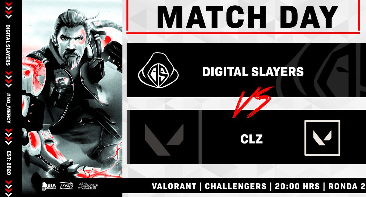 MATCHDAY 🚨🚨🚨

El día de hoy continuamos en la segunda ronda de la #VCT 

Mandemos buenas vibras para que los chicos sigan demostrando de que están hechos  ❤️☘️
Vamos con todo ❤️🏆

🆚 CLZ
⌚ 8 PM
📺 Off Stream

#NoMercy ❌❌