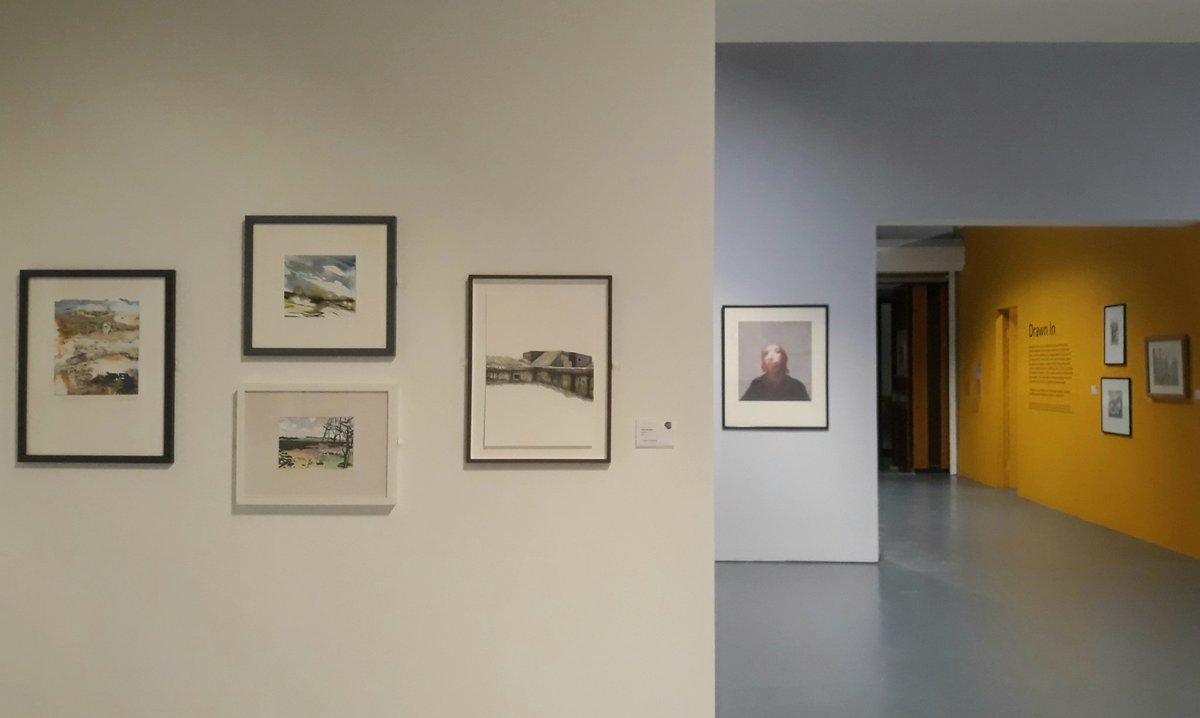 MartynLukey's tweet photo. Drawn In @theturnpikegall has such a variety of great works on paper, including landscapes by @ArtistanDavid @Elashfox #KateDavies @BendonHelen Open until 11th June #leigh #wigan https://t.co/kwwPlIYFaX