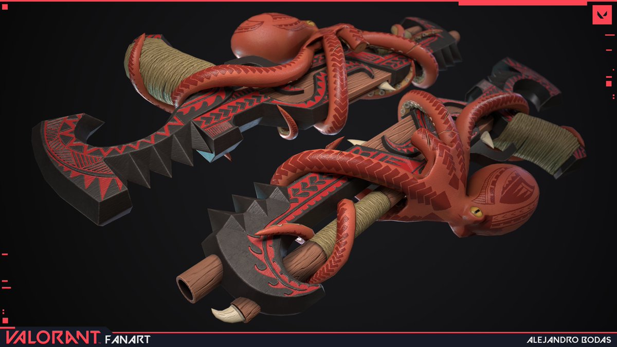 Bodas_Jr's tweet photo. Os presento...
la 🐙Toa Judge🐙un fan art de @PlayValorant en el que he estado trabajando basado en un concept de Conor Searing. Si queréis ver más imágenes podéis ver mi post de artstation aquí: https://t.co/MQkTE8JMih

#VALORANT #ValorantArt #VALORANTfanart https://t.co/IVmyGSIb3s
