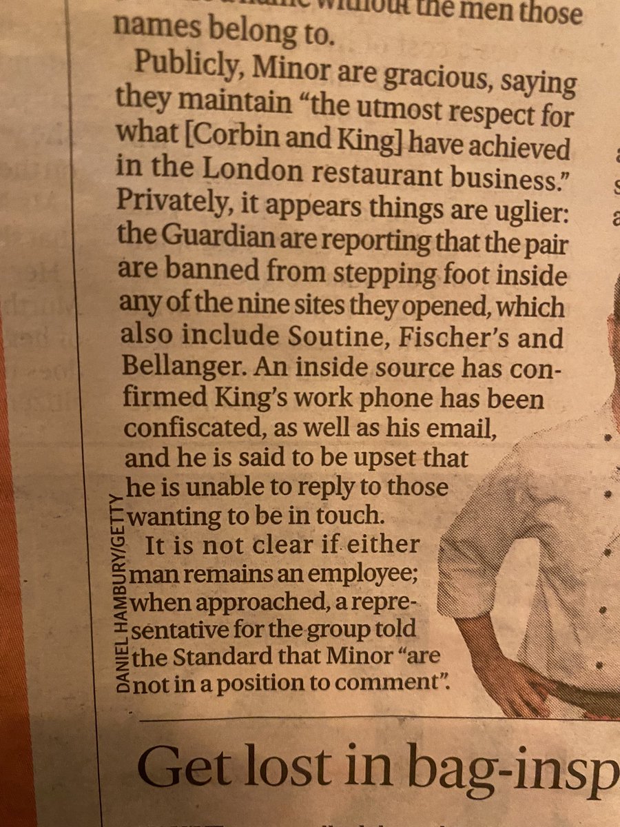 pranveras's tweet photo. Be careful who you hop into bed with! Not only they take your business but also try to humiliate you.
#jeremyking #chriscorbin #thewolseley #notthesame #hospitality #legends #jointheclub https://t.co/r86bx8kdOs