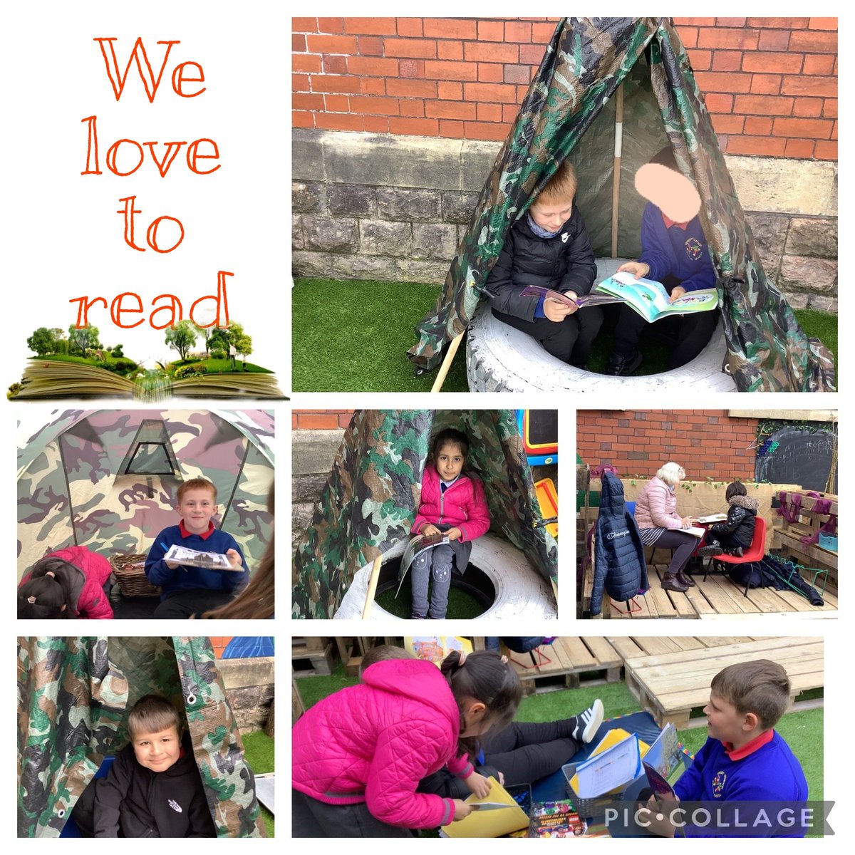 HTPS_MissKemble's tweet photo. @year3 Made their own wigwam for reading and couldn't wait to use it! Reading for pleasure is always so enjoyable outdoors, Engaged, calming and relaxed, reading and sharing stories together @HTPSchool #HtpsLLC #HTPSOutdoorLearning #Wellbeing https://t.co/a4E0nZKobR