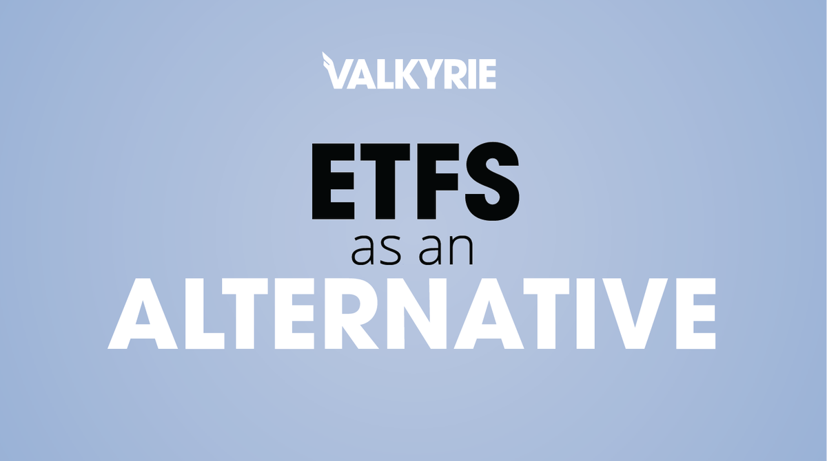ValkyrieFunds's tweet photo. Further #ETF adoption and regulatory acceptance offers advantages beyond wider availability to investors. Follow the thread below for some advantages. #VBTCReport #BTC https://t.co/6t6b90jsCB